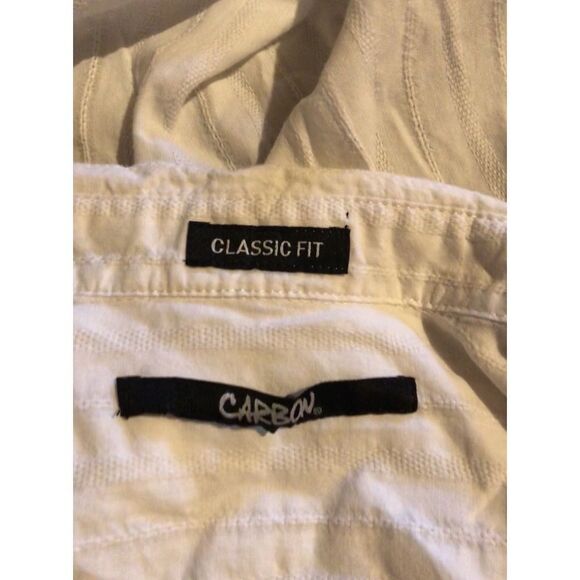 Carbon Classic Fit Button Down White Blous… - Picture 7 of 8
